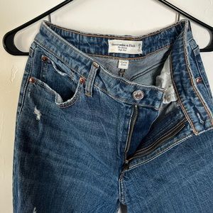 Skinny distressed Abercrombie jeans